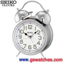 已完售,SEIKO QXK122S(公司貨,保固1年):::SEIKO精緻指針型鬧鐘,滑動式秒針,刷卡不加價,QXK-122S