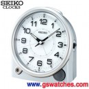 已完售,SEIKO QXE011A(公司貨,保固1年):::SEIKO精緻指針型鬧鐘,鬧鐘設定提醒,滑動式秒針,刷卡不加價,QXE-011A