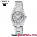 已完售,CITIZEN EW2101-59A(公司貨,保固2年):::Eco-Drive光動能對錶系列(LADY'S),[[超級鈦(鈦金屬+離子電鍍)]