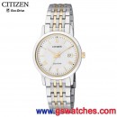 已完售,CITIZEN EW1584-59A(公司貨,保固2年):::Eco-Drive光動能 對錶系列(LADY'S)