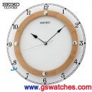 已完售,SEIKO QXA509Z(公司貨,保固1年):::SEIKO 時尚木質掛鐘,滑動式秒針,直徑34cm,刷卡不加價,QXA-509Z