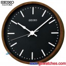 已完售,SEIKO QXA526B(公司貨,保固1年):::SEIKO 木質掛鐘(滑動式秒針),直徑29.7cm,刷卡不加價,QXA-526B