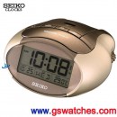 已完售,SEIKO QHL023S(公司貨,保固1年):::SEIKO Digital數位式電子鬧鐘,嗶嗶鬧鈴,貪睡,月日,星期,溫度QHL-023S