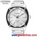 已完售,CITIZEN AW1041-53B(公司貨,保固2年):::Eco-Drive METAL錶環光動能時尚男錶(MEN'S),對錶商品,免運費,刷卡不加價或3期零利率