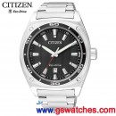 已完售,CITIZEN AW1040-56E(公司貨,保固2年):::Eco-Drive METAL錶環光動能時尚男錶(MEN'S),對錶商品