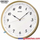 已完售,SEIKO QXA546G(公司貨,保固1年):::SEIKO 時尚掛鐘,滑動式秒針,直徑31.1cm,刷卡不加價,QXA-546G