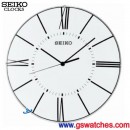 已完售,SEIKO QXA570H(公司貨,保固1年):::SEIKO 精緻時尚掛鐘,滑動式秒針,直徑30cm,刷卡不加價,QXA-570H