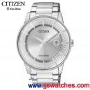 已完售,CITIZEN AW1260-50A(公司貨,保固2年):::Eco-Drive METAL錶環光動能時尚男錶 (MEN'S),免運費,刷卡不加價或3期零利率,AW126050E