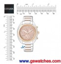 客訂商品,CITIZEN FB1385-53W(公司貨,保固2年):::CITIZEN L光動能系列,藍寶石鏡面,錶盤鑲嵌26顆水晶,免運費,刷卡或3期零利率,FB138553W