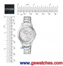 已完售,CITIZEN FE1081-59A(公司貨,保固2年):::Eco-Drive METAL錶環光動能對錶系列(女錶),日期顯示,免運費,刷卡不加價或3期零利率,FE108159A