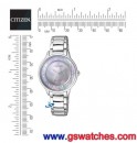 客訂商品,CITIZEN EM0380-65D(公司貨,保固2年):::CITIZEN L光動能系列,7顆天然鑽石,藍寶石鏡面,白蝶貝面板,免運費,刷卡或3期零利率,EM038065D