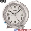 SEIKO QHE133S(公司貨,保固1年):::SEIKO指針型鬧鐘,滑動式秒針,嗶嗶聲,貪睡,夜光,燈光,刷卡不加價,QHE-133S