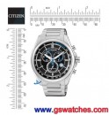 客訂商品,CITIZEN AT2130-83E(公司貨,保固2年):::光動能計時碼錶,日期,24小時制顯示,刷卡或3期零利率,AT213083E