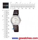 CITIZEN EW2314-15A(公司貨,保固2年):::日本製,Eco-Drive光動能,對錶系列(LADY'S),時尚女錶,藍寶石鏡面,日期顯示,免運費,刷卡或3期零利率,EW231415A