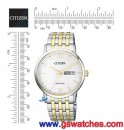 已完售,CITIZEN BM9014-82A(公司貨,保固2年):::日本製,Eco-Drive光動能,對錶系列(MEN'S),時尚男錶,藍寶石鏡面,星期日期顯示,BM901482A