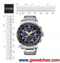 CITIZEN AT8124-91L(公司貨,保固2年):::Eco-Drive光動能 全球電波時計,H800,萬年曆,碼錶,日期星期,20氣壓防水,藍寶石,刷卡或3期,AT812491L