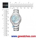 客訂商品,CITIZEN EW5520-84D(公司貨,保固2年):::CITIZEN L光動能系列,B036,球面藍寶石玻璃鏡面,5顆天然鑽,白蝶貝面板,刷卡或3期,EW552084D