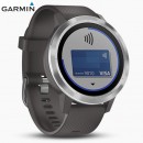 【金響鐘錶】預購,GARMIN vivolife-gray石墨灰(公司貨,保固1年):::悠遊智慧腕錶,支付,健康,運動