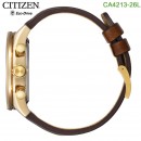 已完售,CITIZEN CA4213-26L(公司貨,保固2年):::Eco-Drive,光動能,時尚男錶,計時碼錶,日期,強化玻璃鏡面,B620機芯,CA421326L
