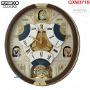 【金響鐘錶】現貨,SEIKO QXM371B(公司貨,保固1年):::SEIKO 18組Hi-Fi音樂/西敏寺鐘聲,塑膠外殼,QXM-371B