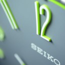 缺貨,SEIKO QXA672N(公司貨,保固1年):::SEIKO 繽紛時尚掛鐘,靜音機芯,立體時標,直徑30cm,時鐘,QXA-672N