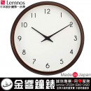 【金響鐘錶】現貨,Lemnos PC10-24 BW,Campagne BW(公司貨):::日本製,高級指針型掛鐘,極簡風,木質外殼,Campagne-BW